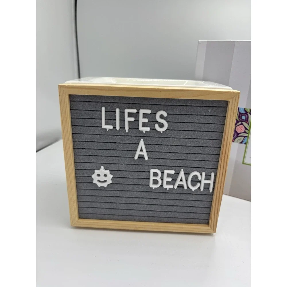 SCENTSY Letterboard Wax Warmer w/ Letters And Symbols Retired EUC Aromatherapy‎